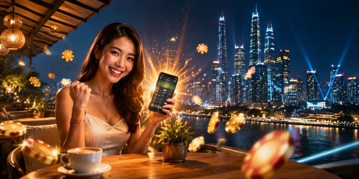 Pengguna log masuk ke platform kasino mudah alih 250000 di Kuala Lumpur Malaysia